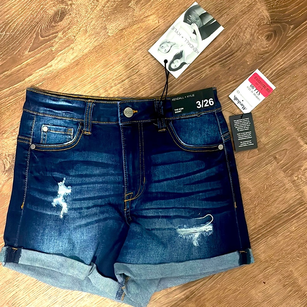Blue Jean shorts size 3/26 Kendall and Kylie